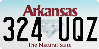 AR license plate 324UQZ