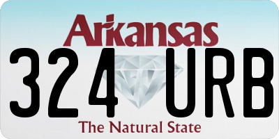 AR license plate 324URB