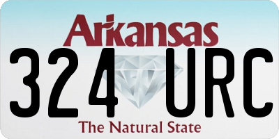 AR license plate 324URC