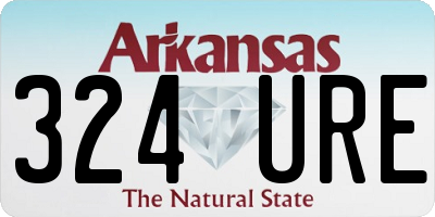 AR license plate 324URE