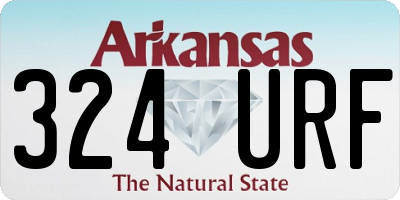 AR license plate 324URF