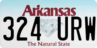 AR license plate 324URW