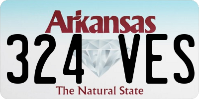 AR license plate 324VES