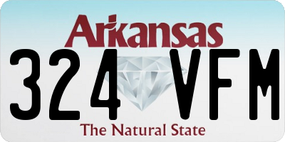 AR license plate 324VFM