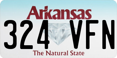 AR license plate 324VFN