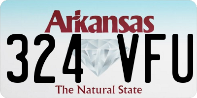 AR license plate 324VFU