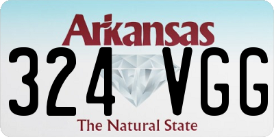 AR license plate 324VGG