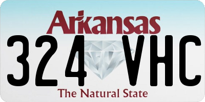 AR license plate 324VHC