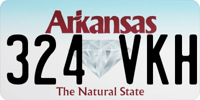 AR license plate 324VKH