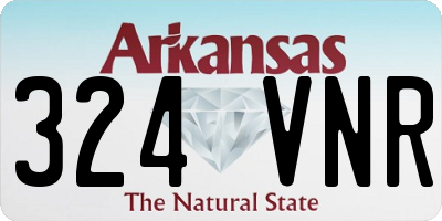 AR license plate 324VNR