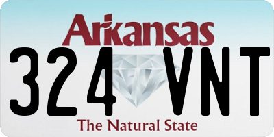 AR license plate 324VNT