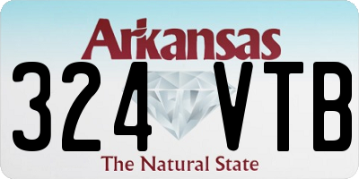 AR license plate 324VTB