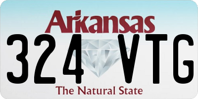 AR license plate 324VTG