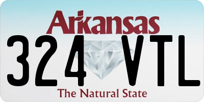 AR license plate 324VTL