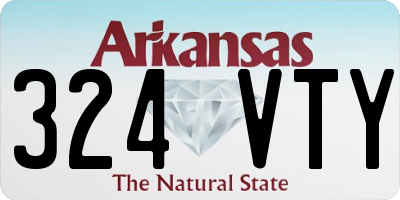 AR license plate 324VTY
