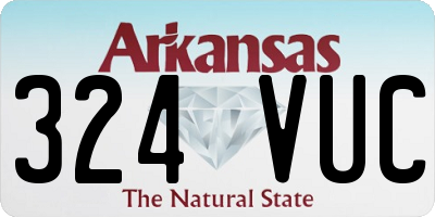 AR license plate 324VUC