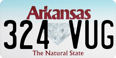 AR license plate 324VUG