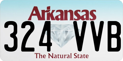 AR license plate 324VVB