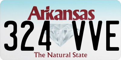 AR license plate 324VVE