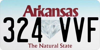 AR license plate 324VVF