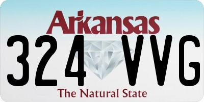 AR license plate 324VVG