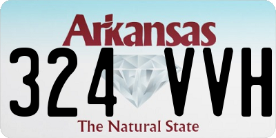 AR license plate 324VVH