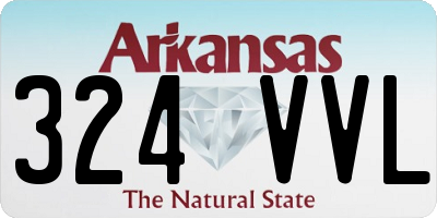 AR license plate 324VVL