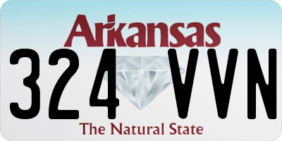 AR license plate 324VVN