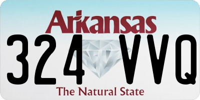 AR license plate 324VVQ