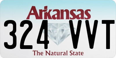 AR license plate 324VVT