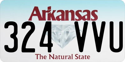 AR license plate 324VVU