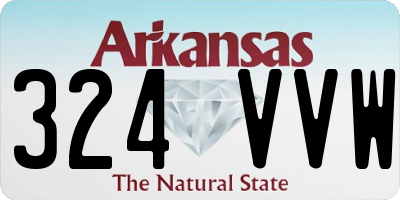 AR license plate 324VVW