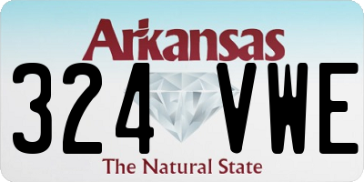 AR license plate 324VWE