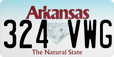 AR license plate 324VWG