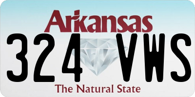 AR license plate 324VWS