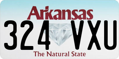 AR license plate 324VXU