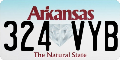 AR license plate 324VYB