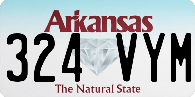 AR license plate 324VYM