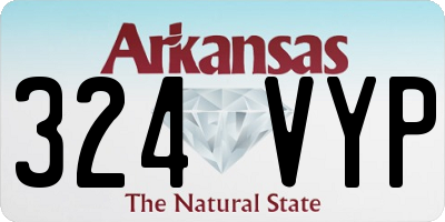 AR license plate 324VYP