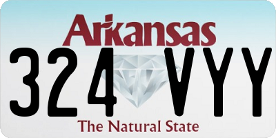 AR license plate 324VYY