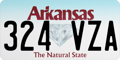 AR license plate 324VZA