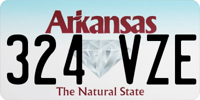 AR license plate 324VZE
