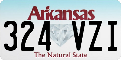 AR license plate 324VZI