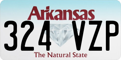 AR license plate 324VZP