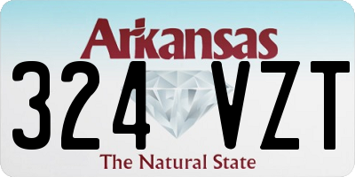 AR license plate 324VZT