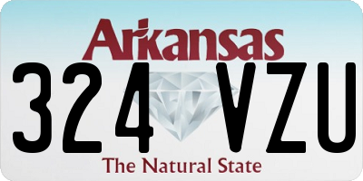 AR license plate 324VZU