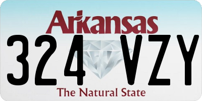AR license plate 324VZY