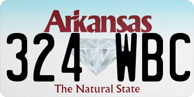 AR license plate 324WBC