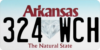 AR license plate 324WCH
