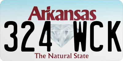 AR license plate 324WCK